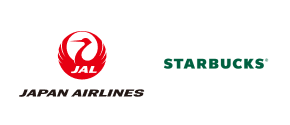 JAPAN AIRLINES 、STARBUCKS